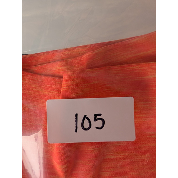 Victorias Secret VS Pink Y2K‎ Fold Over Gray Neon Orange Micro Mini Bike Shorts - Picture 7 of 7